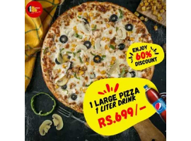 Day Night Pizza! Enjoy 60% Discount On Deal 3 For Rs.699/-